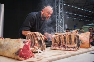 TV-Koch Stefan Wiertz auf der Men`s World-Bühne der eat&STYLE 2013.