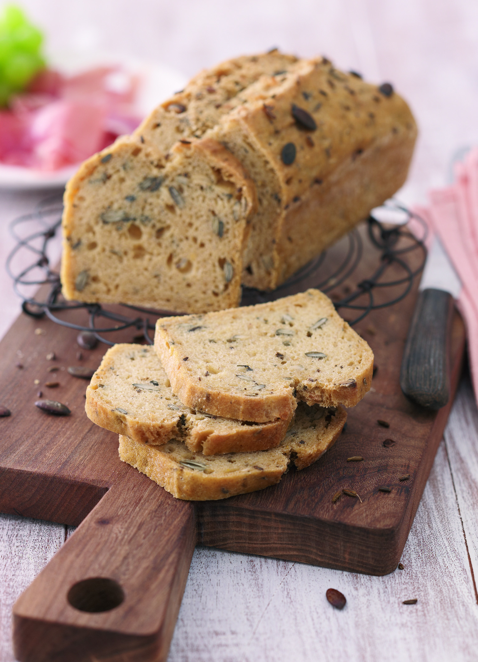 Fenchel-Kürbiskern-Brot