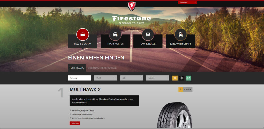 Firestone Website