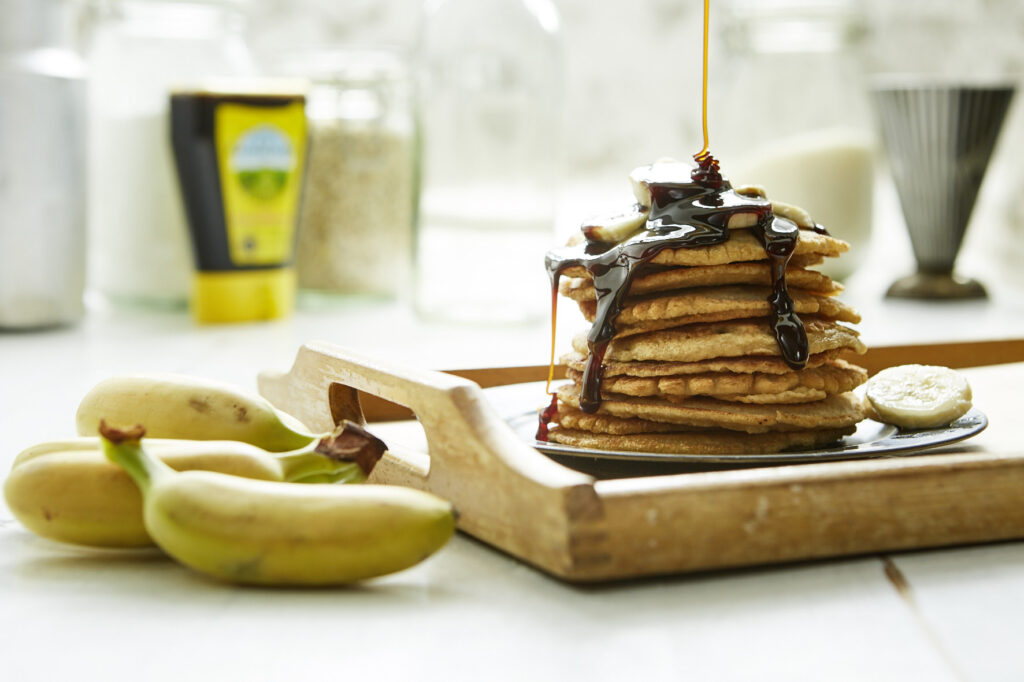 Grafschafter: Veganes Rezept für Pancakes mit Banane