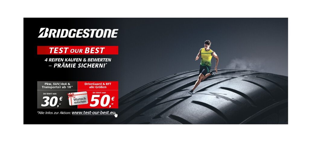 Bridgestone Sommerreifen testen