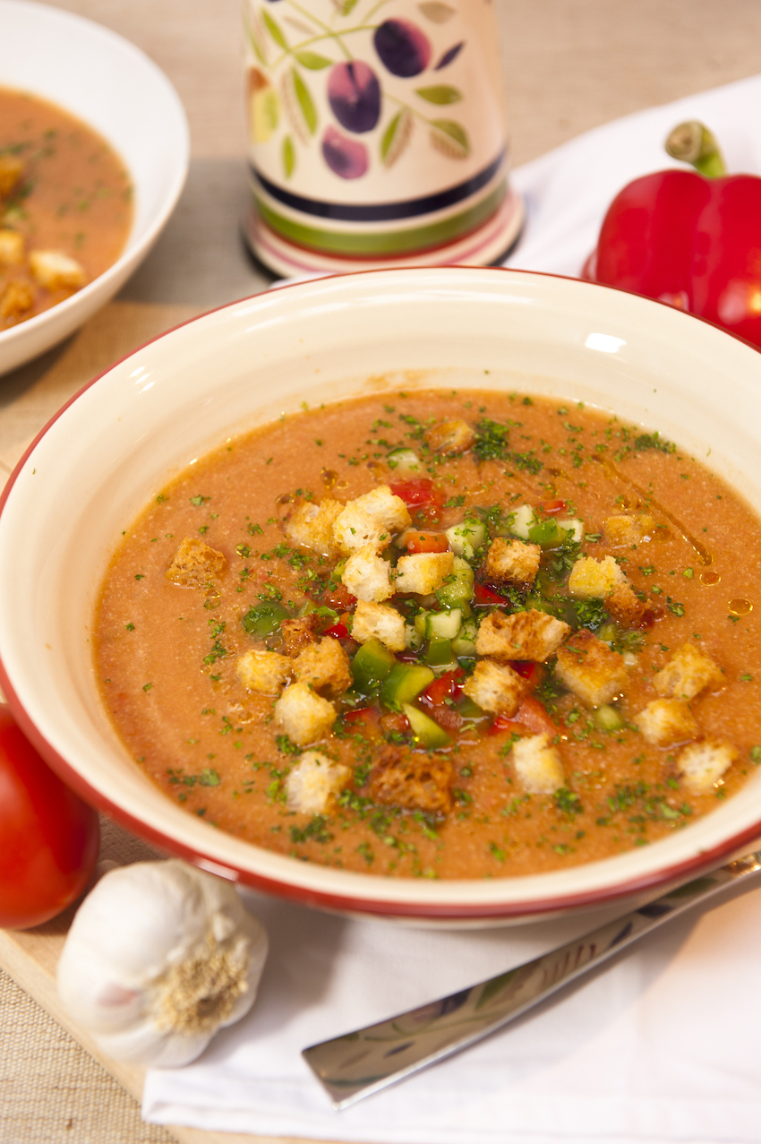 Gazpacho mit Genius Glutenfrei