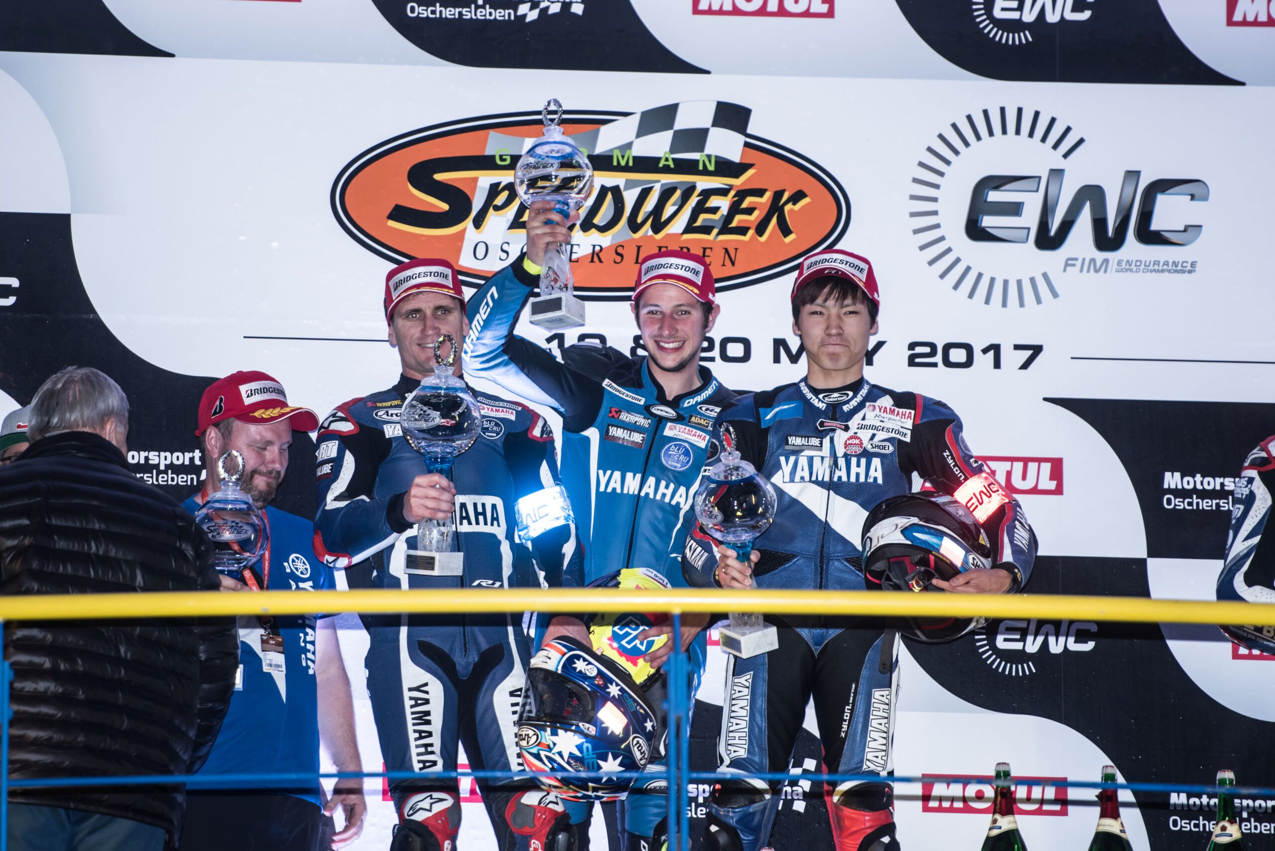 Bridgestone auf dem Podium in Oschersleben