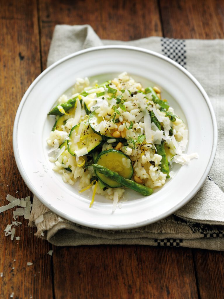 Genius Glutenfrei: Zucchini-Spargel-Risotto