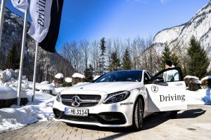 Hambüchen mit Bridgestone beim Mercedes-Benz Driving Event