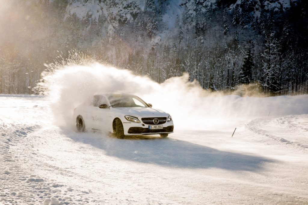 Härtetest in den Alpen - Mit Bridgestone beim Mercedes-Benz Driving Event