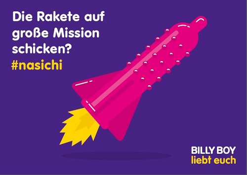 Die Rakete auf große Mission schicken