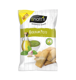 Neuer Brotsnack von Snatt’s: Mediterraner Produktlaunch „Pesto“