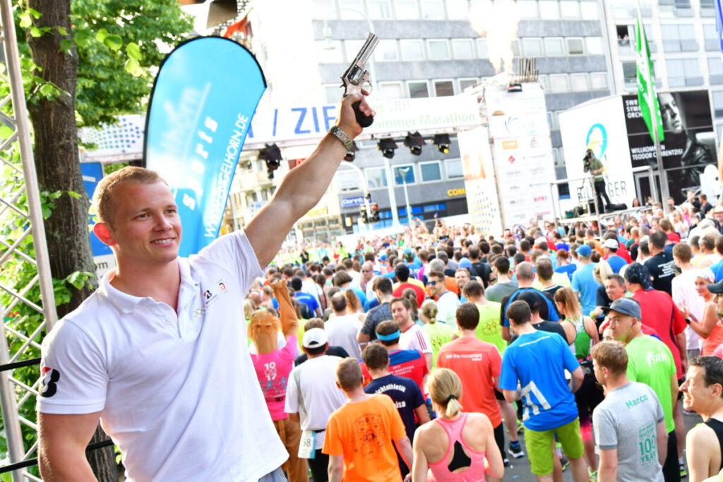 Fabian Hambüchen beim SRH Dämmer Marathon