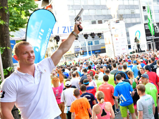 Fabian Hambüchen beim SRH Dämmer Marathon