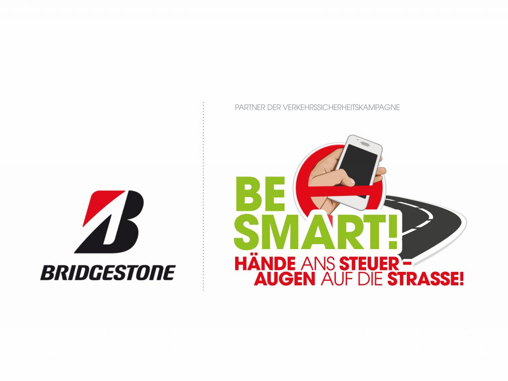 Bridgestone unterstützt Verkehrssicherheitskampagne BE SMART!