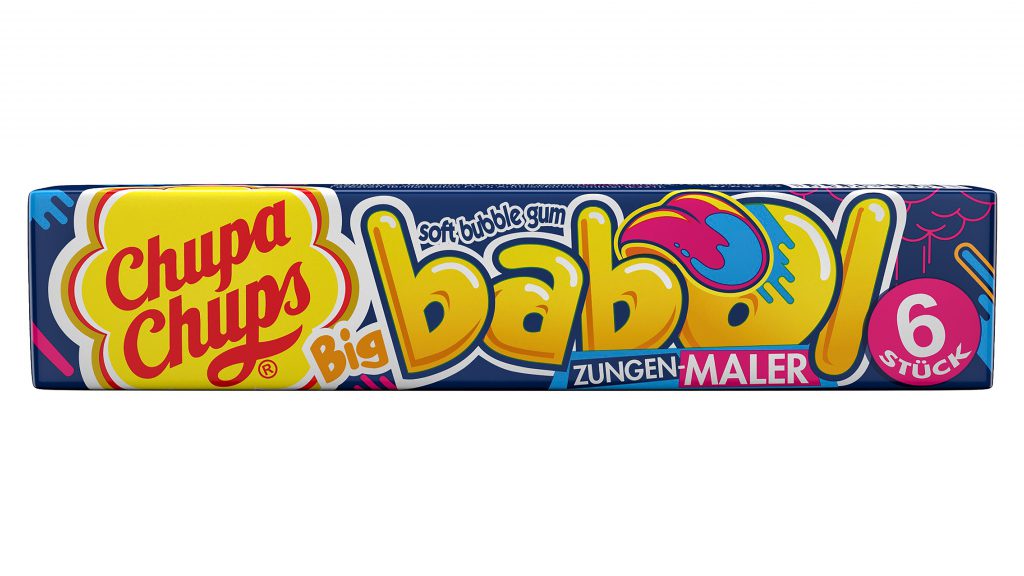 Die Kaugummi-Neuheit von Chupa Chups: Big Babol Zungenmaler bringt Farbe in den Umsatz