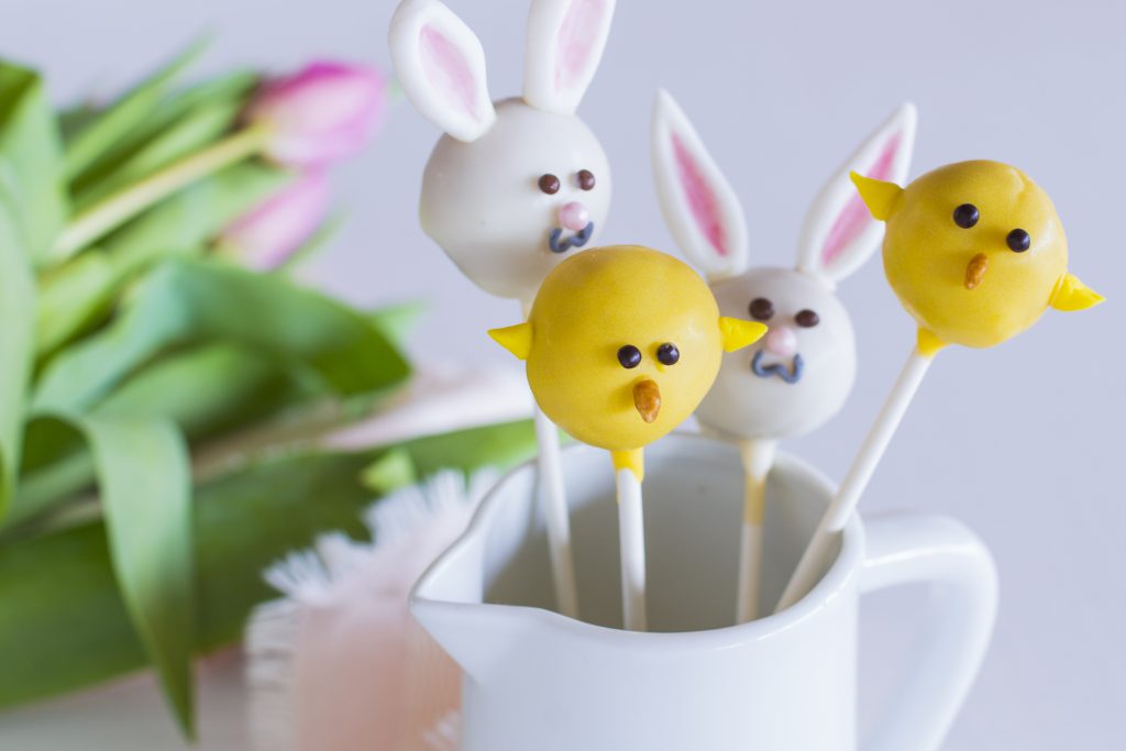 Lustige Oster-Cake-Pops mit Grafschafter Goldsaft