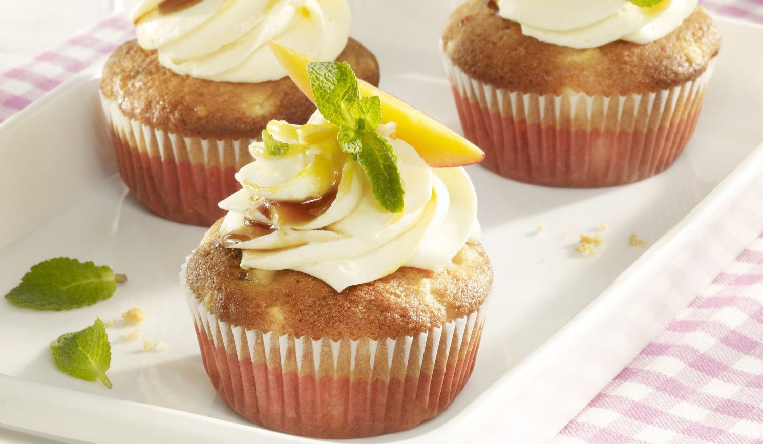 Vegane Sojajoghurt-Cupcakes