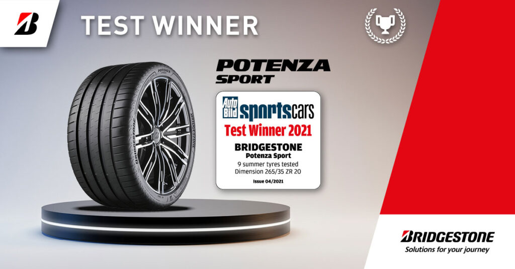 Potenza Sport ist Testsieger