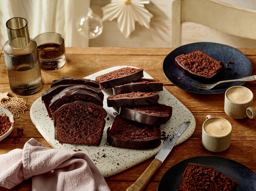 Glutenfreier Gewürzkuchen mit Schokoladenglasur