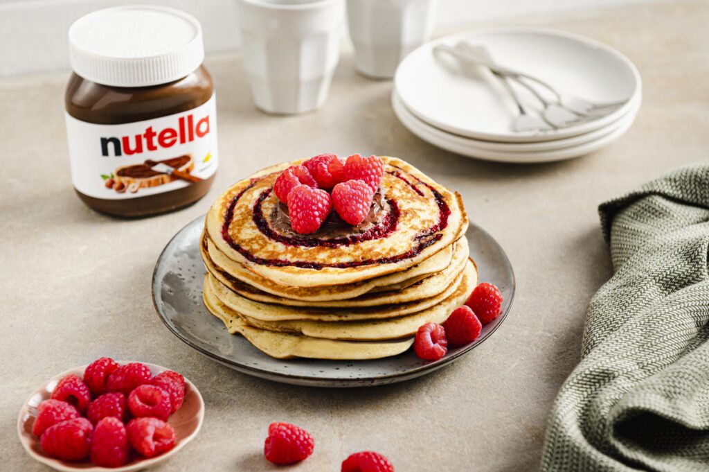 Flippiges Vergnügen mit der nutella® Pancake-Torte