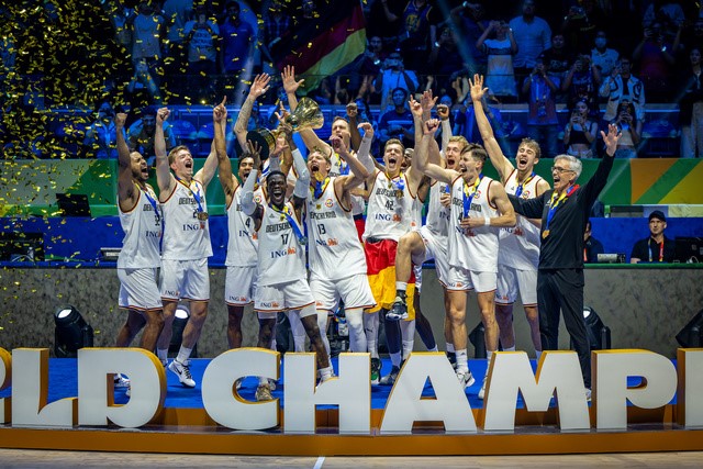 Mitsubishi gratuliert Deutschland zum ersten Basketball-Weltmeister-Titel